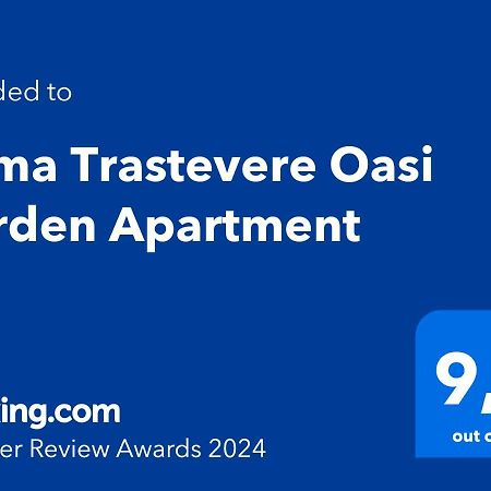 Trastevere Oasi Garden Apartment - Roma Экстерьер фото